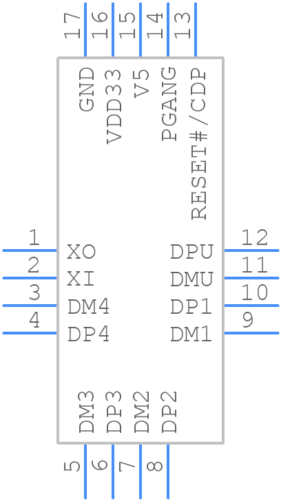 CH334P - WCH - PCB symbol