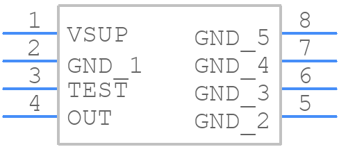HAL3736DJ-A - TDK - PCB symbol