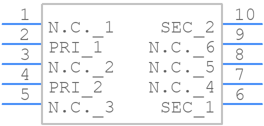 CTX04-13770 - COILTRONICS - PCB symbol