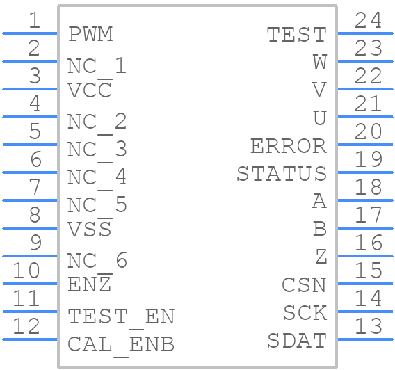 MT6620GA-STD-R - NOVOSENSE - PCB symbol