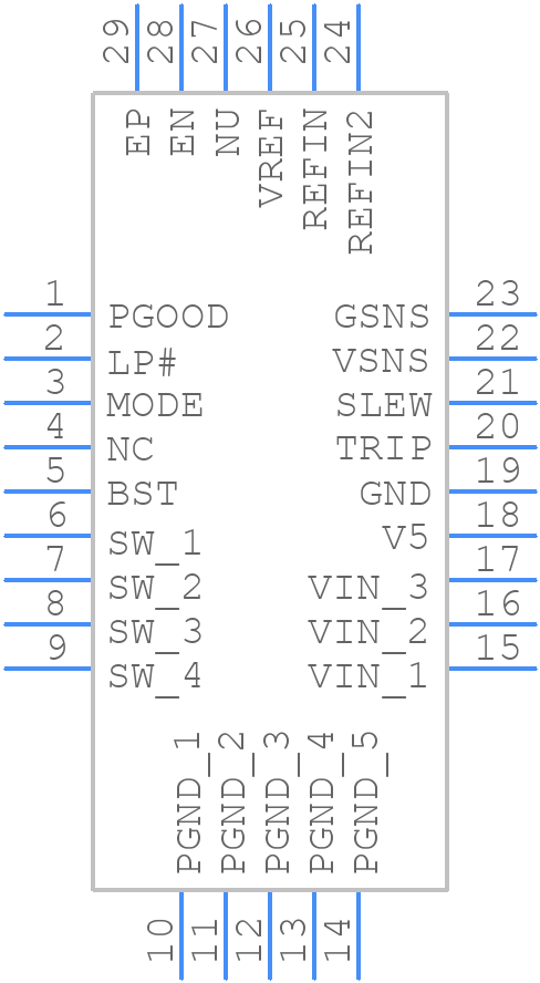 FX026 - Texas Instruments - PCB symbol