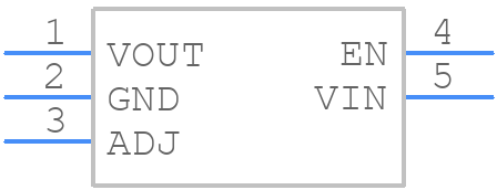 LDH40MR - STMicroelectronics - PCB symbol