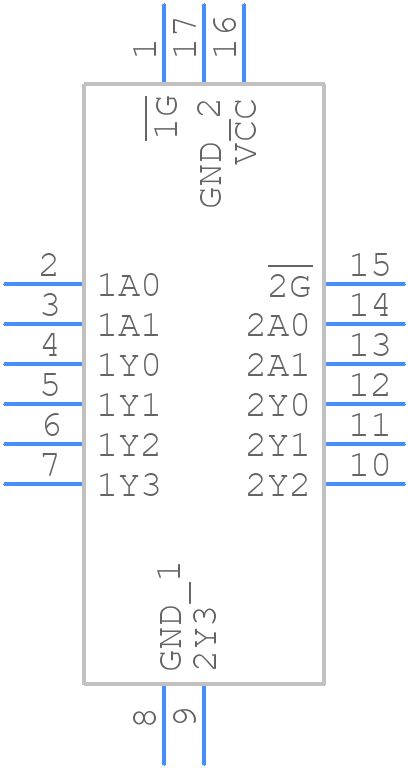 SN74ACT139BQBR - Texas Instruments - PCB symbol