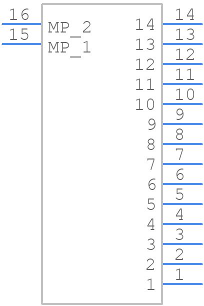 FH34D-14S-0.5SH(50) - Hirose - PCB symbol