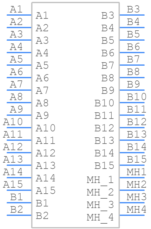 L17H1770130508 - Amphenol - PCB symbol