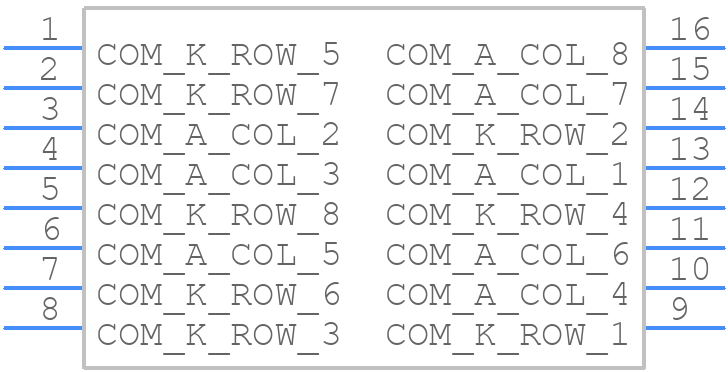 KWM-20882CUYB - Luckylight - PCB symbol