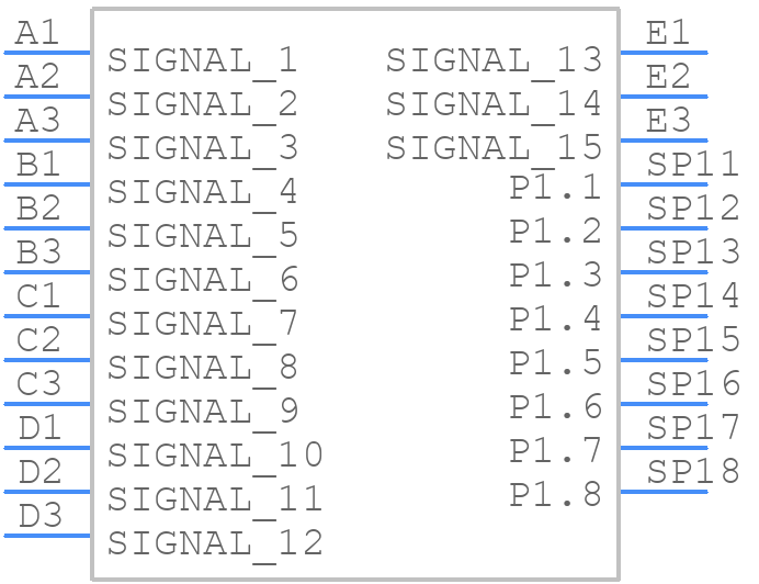 2218929311 - Molex - PCB symbol