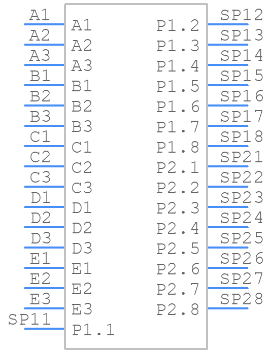 2218929312 - Molex - PCB symbol