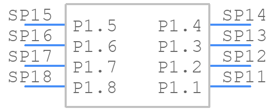 2218929301 - Molex - PCB symbol
