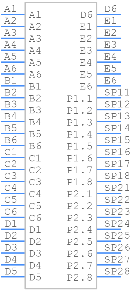 2218919317 - Molex - PCB symbol
