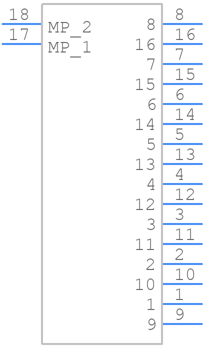 2065840161 - Molex - PCB symbol