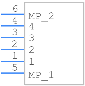 1054312504 - Molex - PCB symbol