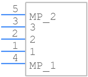 1054311703 - Molex - PCB symbol