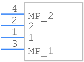1054312502 - Molex - PCB symbol