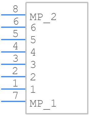 1054312806 - Molex - PCB symbol
