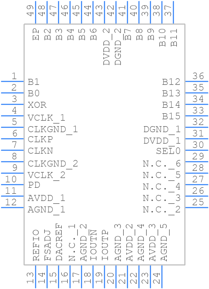 MAX5885EGM+TD - Analog Devices - PCB symbol