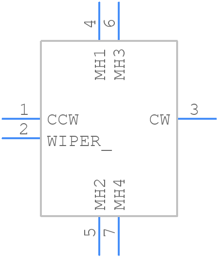 PS15-10PC1AR10K - TT Electronics - PCB symbol
