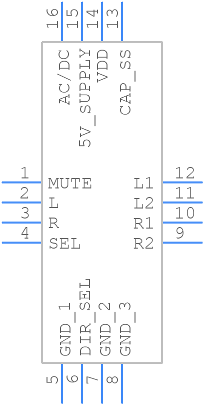 ISL54405IRUZ-T - Renesas Electronics - PCB symbol