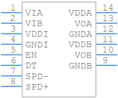SI82F39BBE-IS3 - Skyworks - PCB symbol