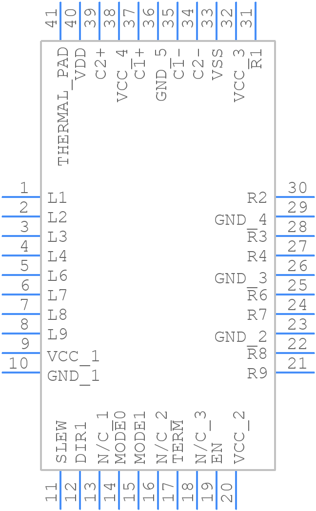 XR34350IL - MaxLinear, Inc. - PCB symbol