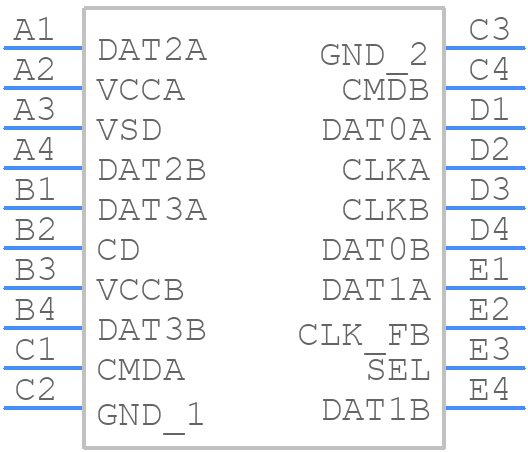 NVT4857UKAZ - NXP - PCB symbol