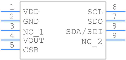 NSPAD1N - NOVOSENSE - PCB symbol