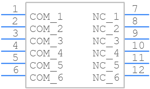 76HPSB06GWRT - Grayhill - PCB symbol