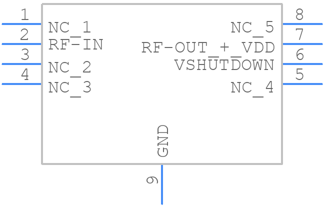 TSS-23ULN+ - Mini-Circuits - PCB symbol