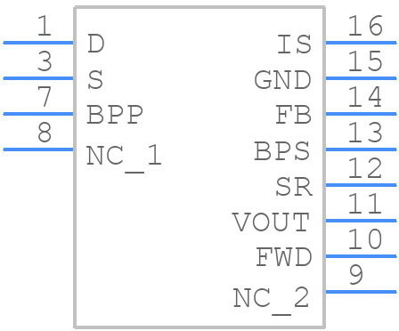 INN2024K - Power Integrations - PCB symbol