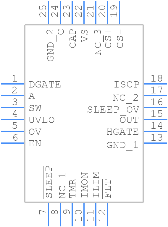 LM74910HQRGERQ1 - Texas Instruments - PCB symbol