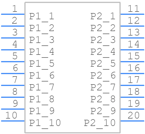 ET60T-D02-0-00-000-L-R1-S - SAMTEC - PCB symbol