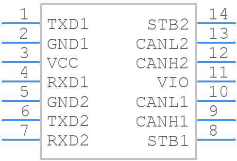 TCAN1048AVDRQ1 - Texas Instruments - PCB symbol