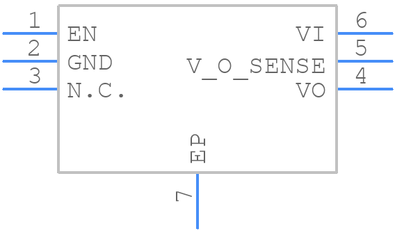 ST1L05CPU33R - STMicroelectronics - PCB symbol