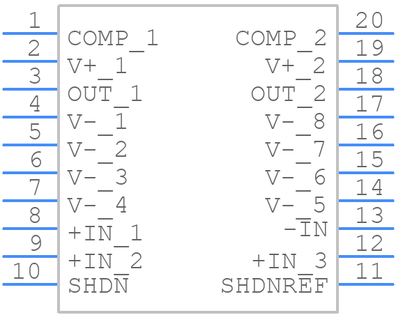 LT1795CSW#PBF - Analog Devices - PCB symbol