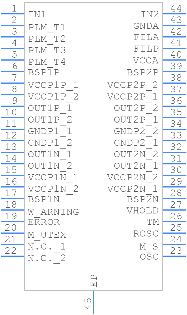 BD5426EFS-E2 - ROHM Semiconductor - PCB symbol