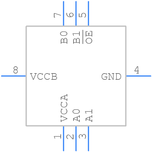 FXLA102L8X - onsemi - PCB symbol