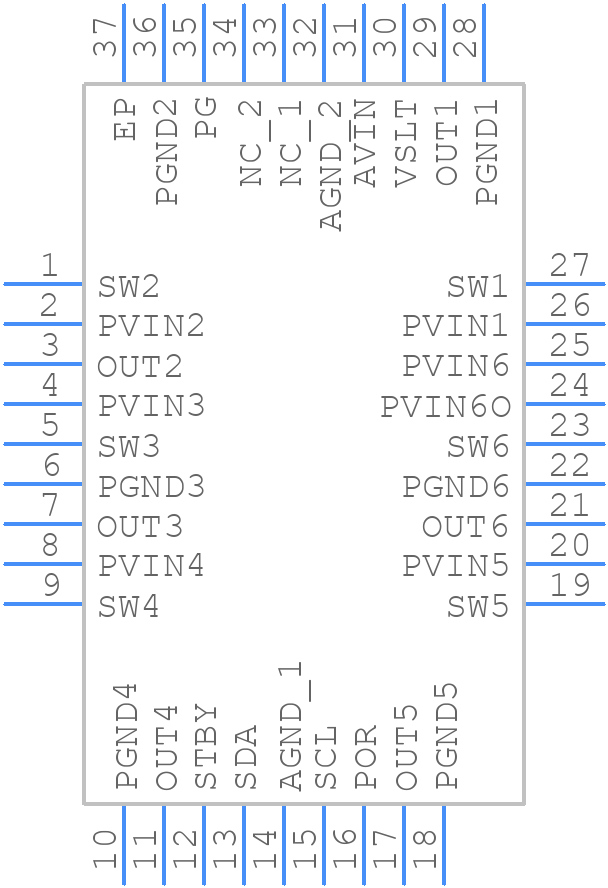MIC7400YFL-TR - Microchip - PCB symbol