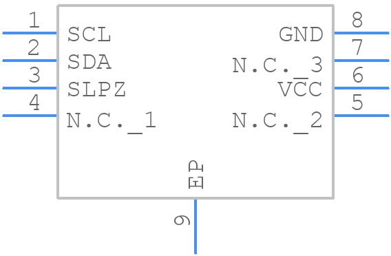 DS28C22Q+T - Analog Devices - PCB symbol