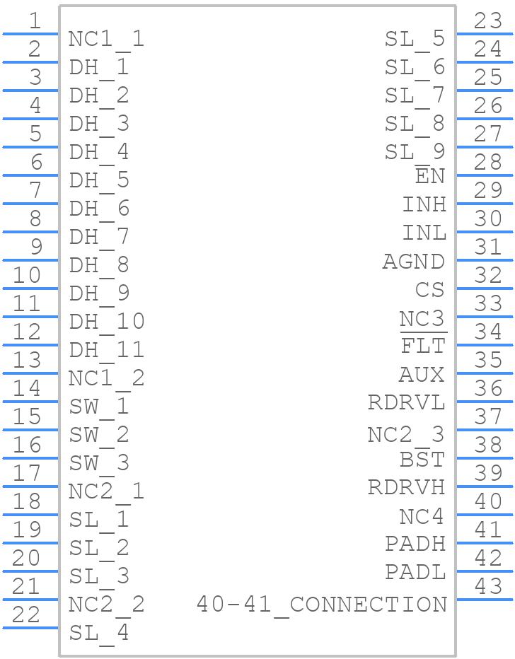LMG2640RRGR - Texas Instruments - PCB symbol