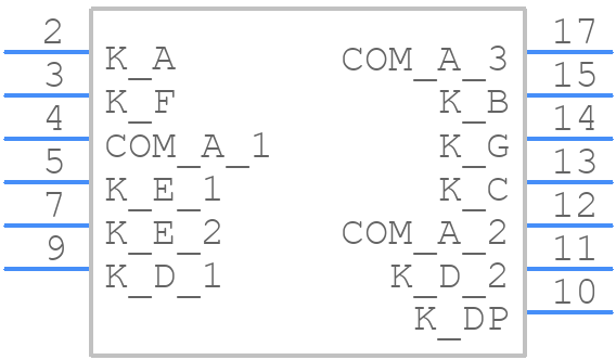 SA08-21GWA - Kingbright - PCB symbol