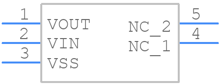 XC6120N162SR-G - Torex - PCB symbol