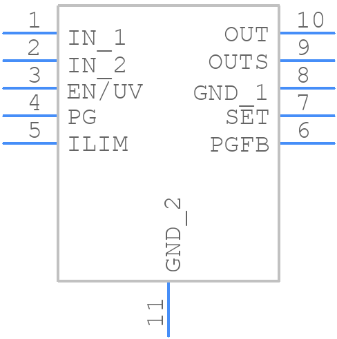 LT3045IDD#TRPBF - Analog Devices - PCB symbol