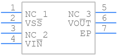 XC6206P142DR-G - Torex - PCB symbol