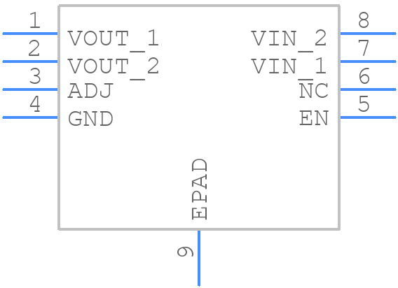 ADP125ACPZ-R7 - Analog Devices - PCB symbol