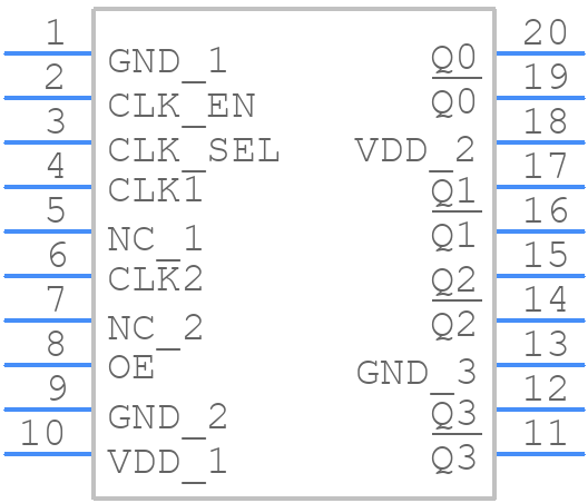 8545BGLF - Renesas Electronics - PCB symbol