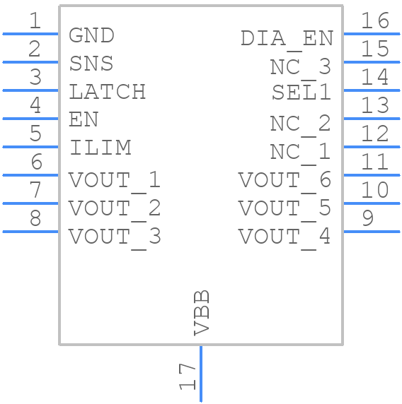 PTPS1HB08BQPWPRQ1 - Texas Instruments - PCB symbol