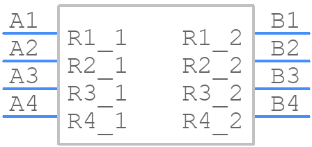 CAY16-334J4LF - Bourns - PCB symbol