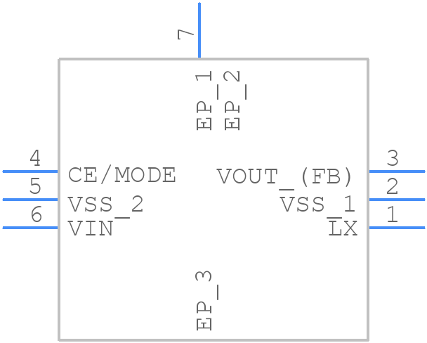 XC9235E18CER-G - Torex - PCB symbol
