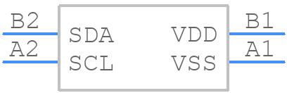 QMC6309 - QST - PCB symbol