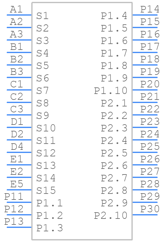 0464379321 - Molex - PCB symbol